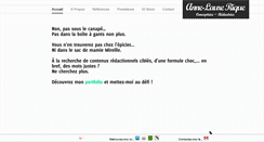 Desktop Screenshot of anneloric.fr